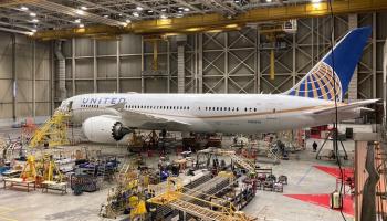 Commercial Airliner in Hangar - Cleco Cordless Tools